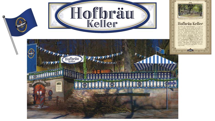 Ursprünglich gehörte der Keller einer Brauerei, die 1729 im Anwesen Bohlenplatz Nr. 6 von dem Bierbrauer und Metzger Georg Ernst Vierzigmann gegründet wurde. 1870 verkaufte der Bierbrauer Johann Mühlbacher das Brauhaus und den dazugehörigen Felsenkeller am Burgberg an den Brauer Georg Erlwein.