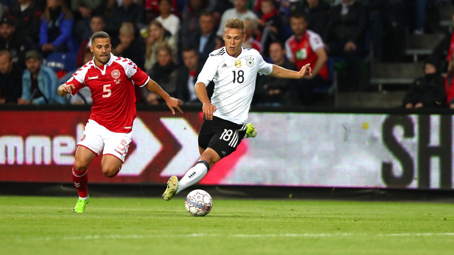 Joshua Kimmich vom FC Bayern München traf in der 88. Spielminute zum 1:1-Endstand.