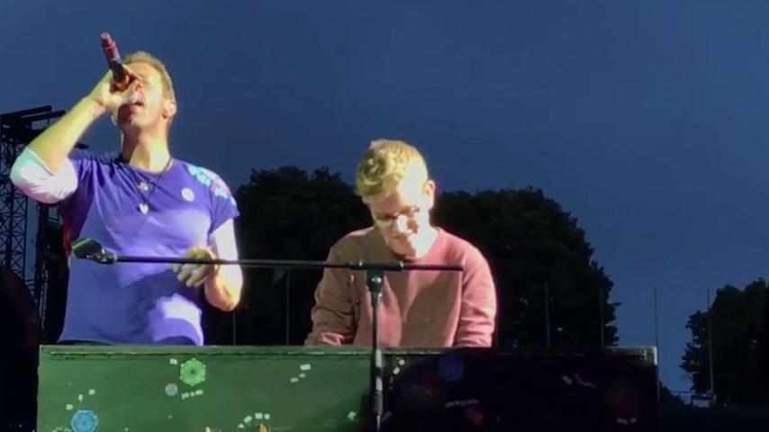 Coldplay holt Ferdinand aus Nürnberg auf die Bühne 