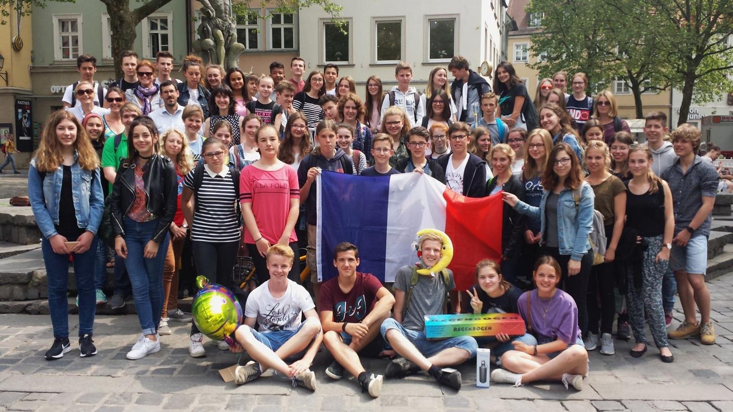 Bereits zum 41. Mal waren die französischen Schüler zu Gast in Forchheim.