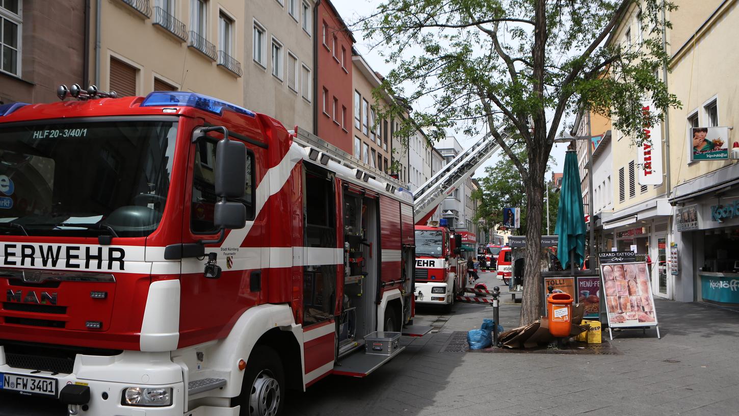 Feuer in der Breiten Gasse: Restaurant in Nürnberg brannte