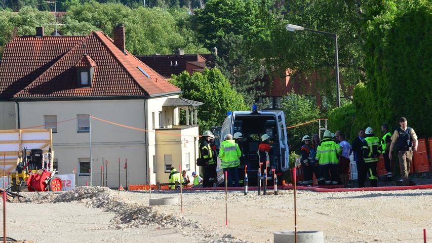  Lkw fährt Gasventil ab: Häuser in Spardorf evakuiert
