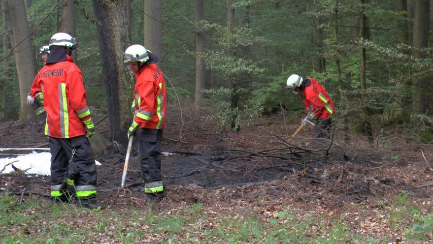 Harvester in Flammen: Großbrand im Reichswald verhindert