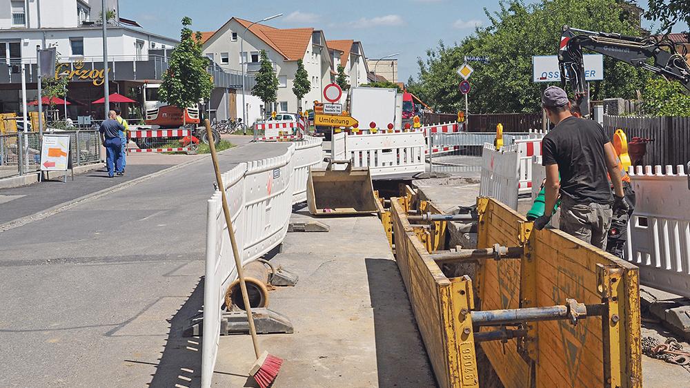 Jahnstraße in Weißenburg bleibt noch länger eine Baustelle