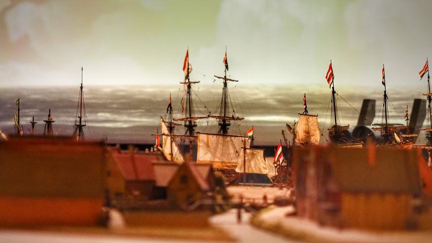 Im Seefahrtsmuseum Kaap Skil bei Oudeschild sehen die Besucher, wie wichtig die Insel für die Schiffahrt der Niederlande war. Die Kapitäne nahmen vor ihrer Fahrt in die Kolonien hier Proviant und Wasser auf.
