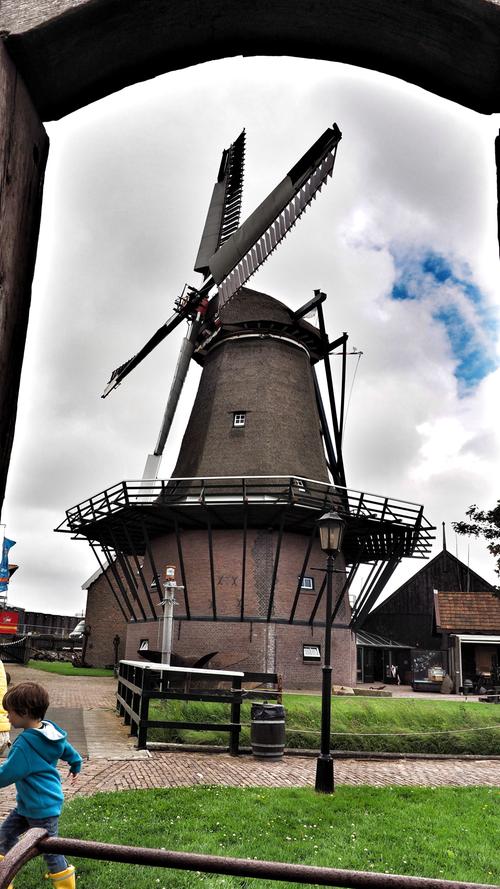 Die Windmühle von Oudeschild.
