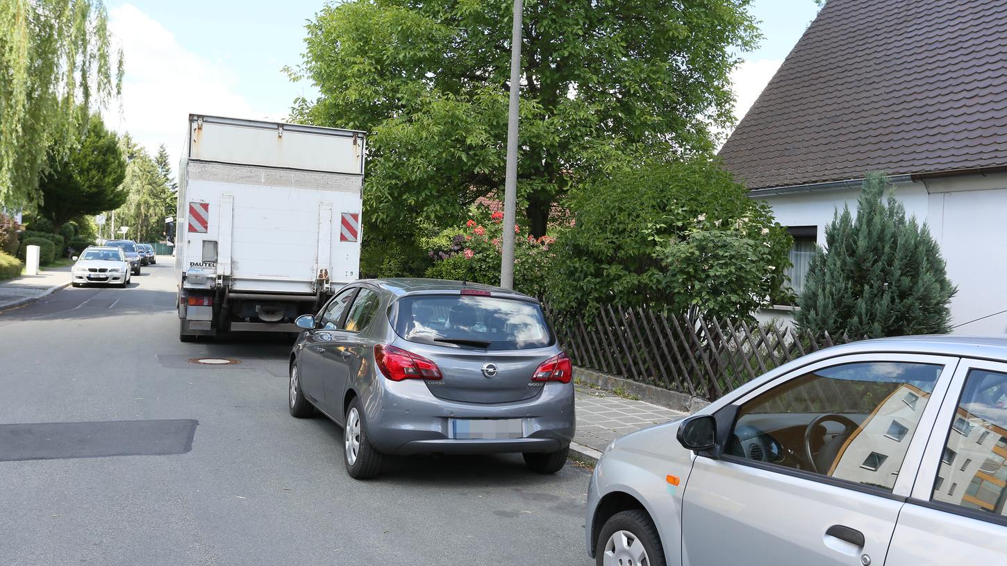 Lkw-Parkverbot im Wohngebiet: Fürth drängt Berlin