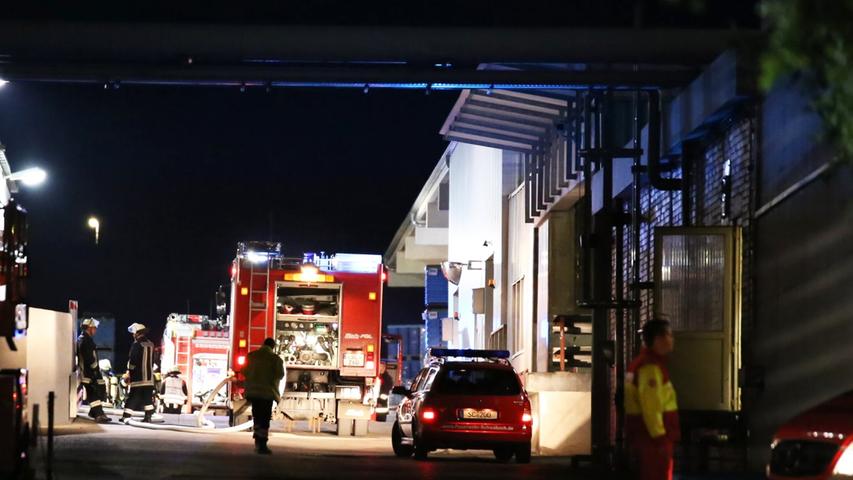 Schwabach: Brand in der Industriestraße