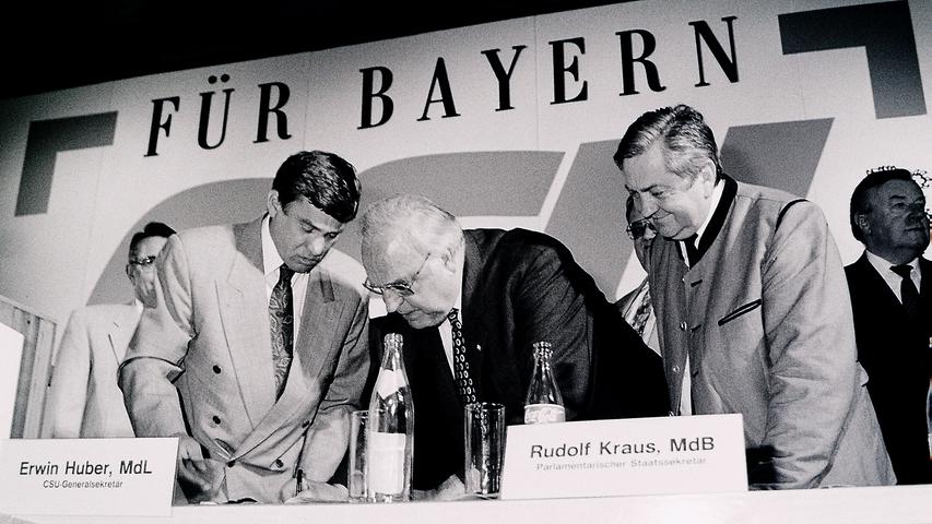 Tosender Beifall empfing Kanzler Helmut Kohl bei seinem Besuch im Jahr 1994 in Neumarkt.