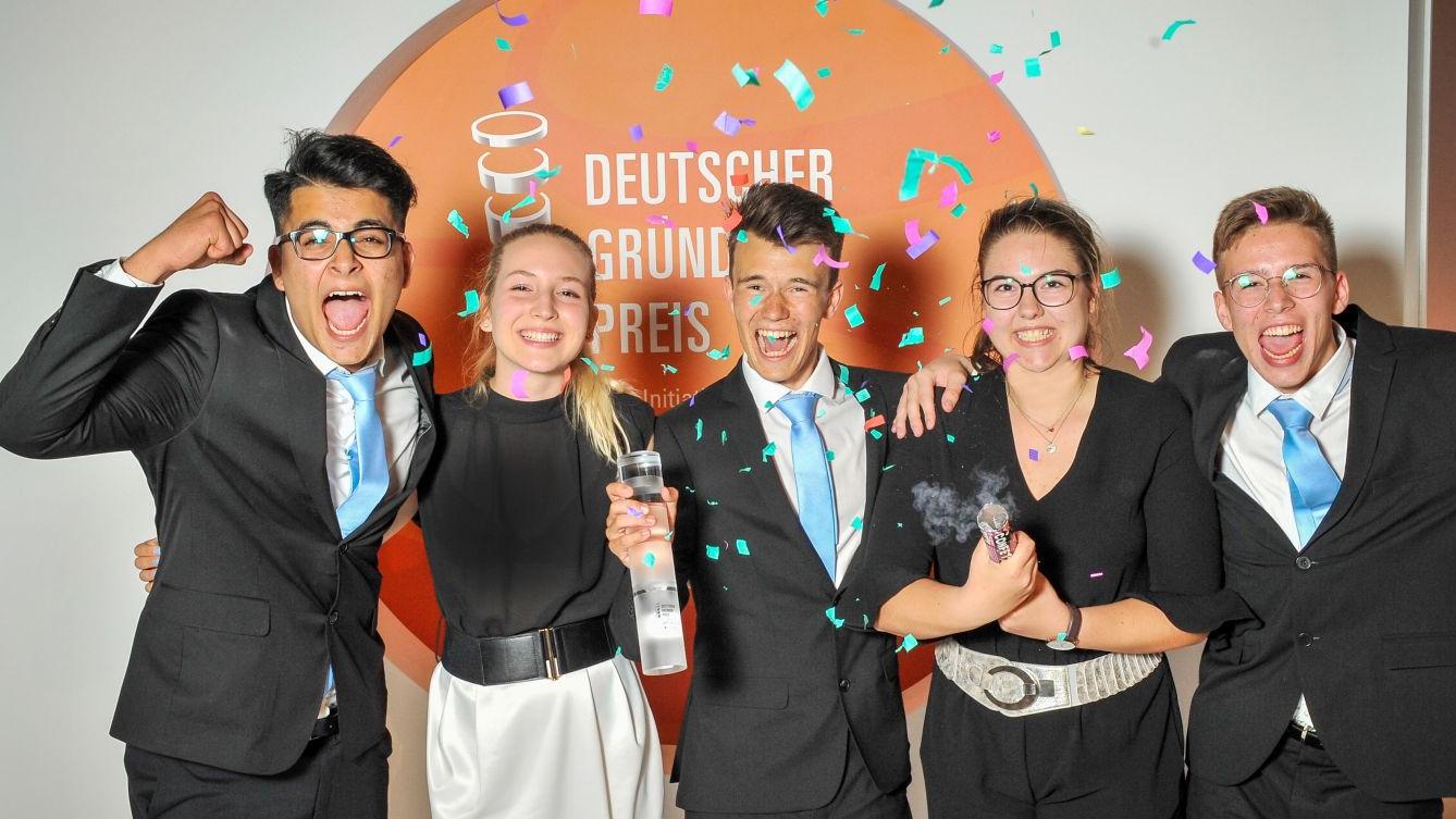 Sieg beim Deutschen Gründerpreis für Schüler
