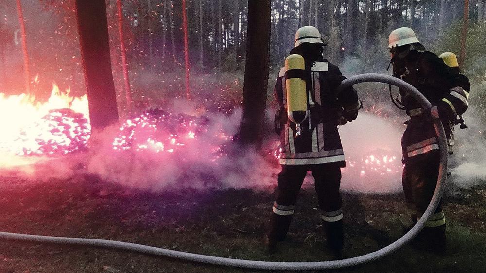 Waldbrand bei Mischelbach wurde gelegt