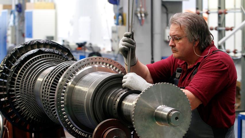 Wo Techniker Dampf ablassen: Besuch im Nürnberger Siemens-Werk