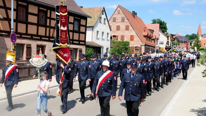 Freiwillige Feuerwehr in Abenberg feiert 150. Jubiläum
