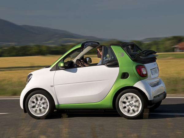 Smart ED Cabrio: Elektrisch unter freiem Himmel