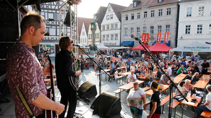 Forchheimer Altstadtfest: Bands, Bier und Bombenwetter
