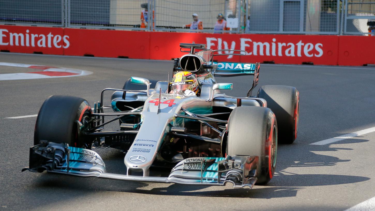 Der von der Pole Position gestartete Hamilton konnte nicht vom Urteil der Rennrichter gegen Vettel profitieren.