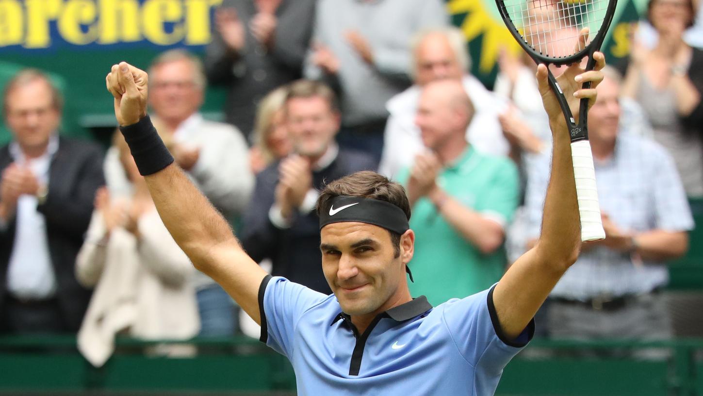 Tennis-Gala in Halle: Federer triumphiert über Zverev 