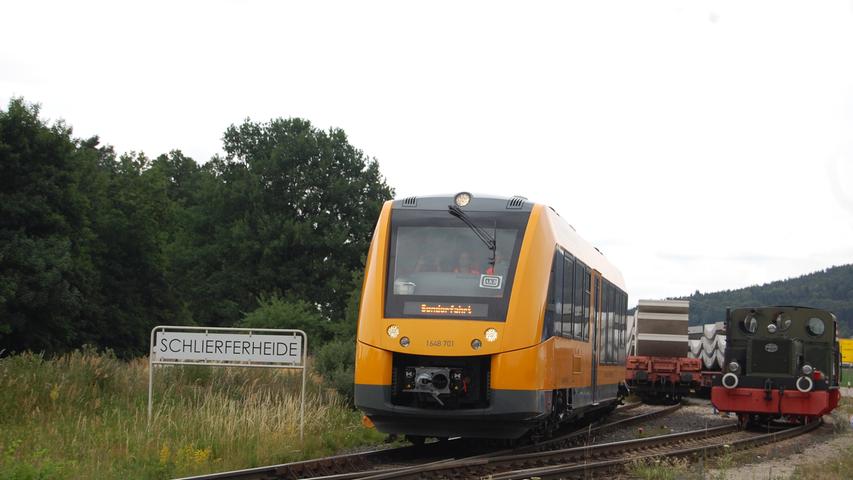 Jubiläumsfahrt: 25 Jahre Bögl-Gleisanschluss