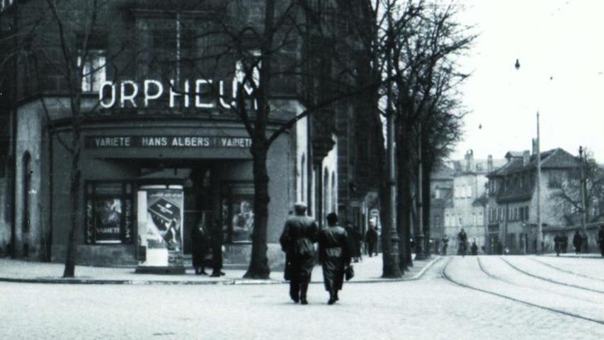1935 feierte der Film "Varieté" mit Hans Albers Premiere - natürlich auch im Nürnberger Lichtspielhaus "Orpheum", das in den oberen Stockwerken auch Wohnungen beheimatete.