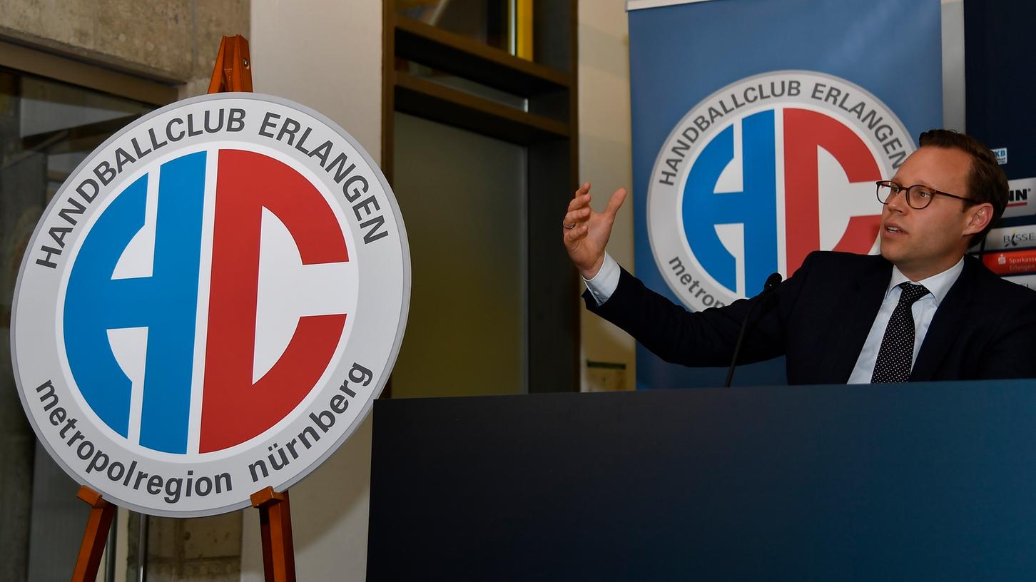Ein neues Logo für Frankens beste Handballer: Der HC Erlangen nimmt nun die Metropolregion Nürnberg mit in seine Identität auf.