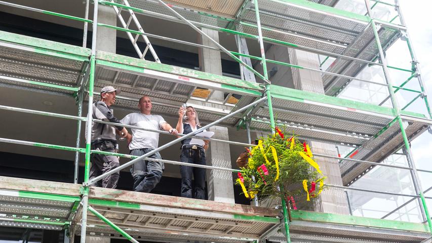 Brauhaus-Neubau in Forchheim: Im Juni wurde Richtfest gefeiert