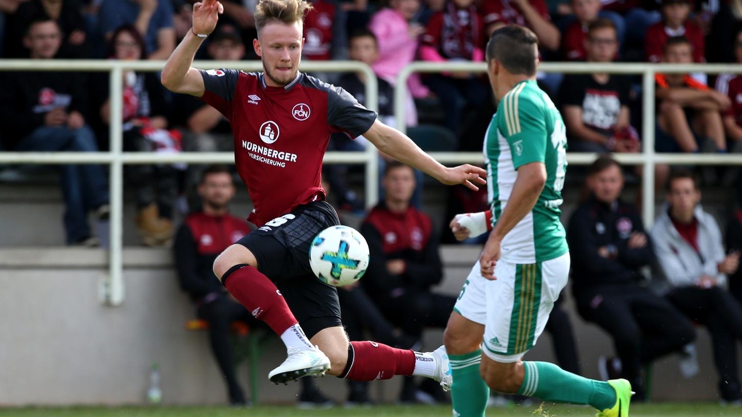 Doppelpacker gegen Prag und heiß auf die neue Saison: Club-Stürmer Cedric Teuchert.