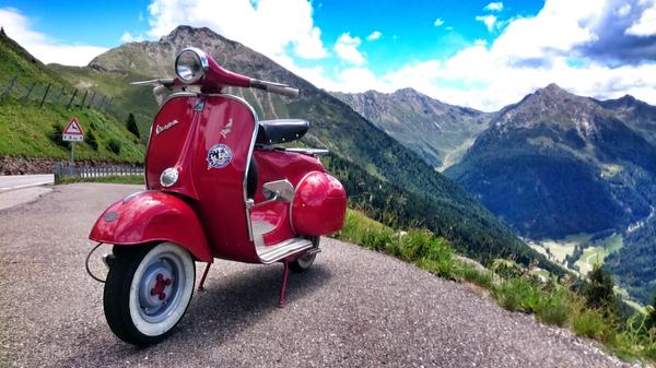 Tags darauf geht es den Jaufenpass hinauf.