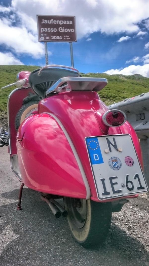 Das obligatorische Foto am Pass.