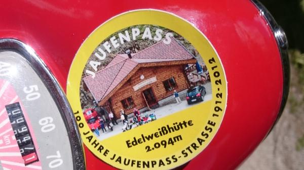 Und der Aufkleber für die Sammlung.