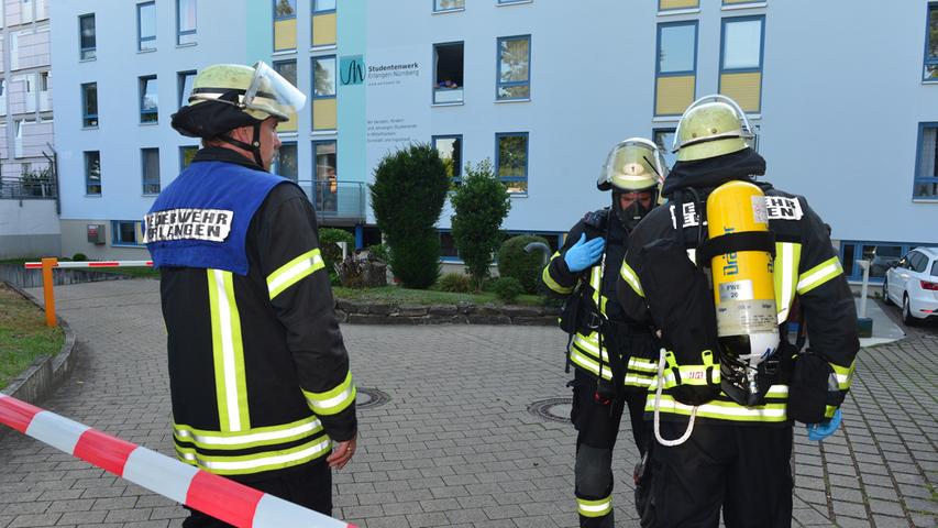 Alarm im Studentenwohnheim: Feuerwehr im Reizgas-Einsatz