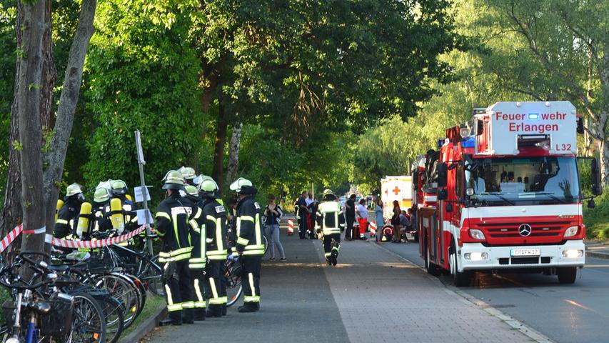 Alarm im Studentenwohnheim: Feuerwehr im Reizgas-Einsatz