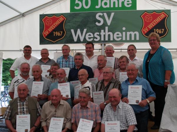 Ein buntes Fest zum 50. Geburtstag des SV Westheim