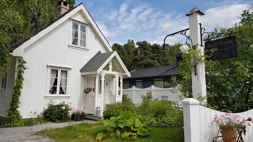 Schnucklig: Das ist wohl das kleinste Pilgerheim auf dem St.Olavsweg. Es liegt in Favang in der Nähe von Ringebu.