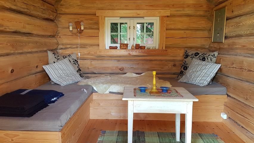 Schlichte Unterkunft: Auf dem Hof Ekeberg gard von Petter Rasmuss können Pilger in einer einfachen Holzhütte kostenlos übernachten.