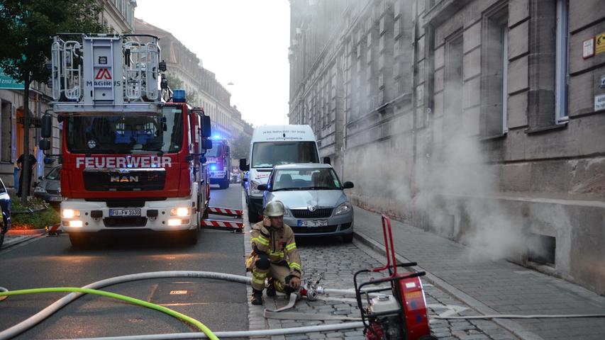 Kellerbrand in der Fürther Altstadt: Rund 50.000 Euro Schaden