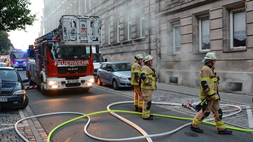 Kellerbrand in der Fürther Altstadt: Rund 50.000 Euro Schaden