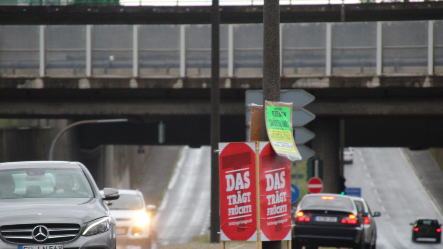 Auch  der Neubau der Brücke über die Schwabacher Straße könnte wegen der überhitzten Konjunktur mit Verzögerung beginnen.