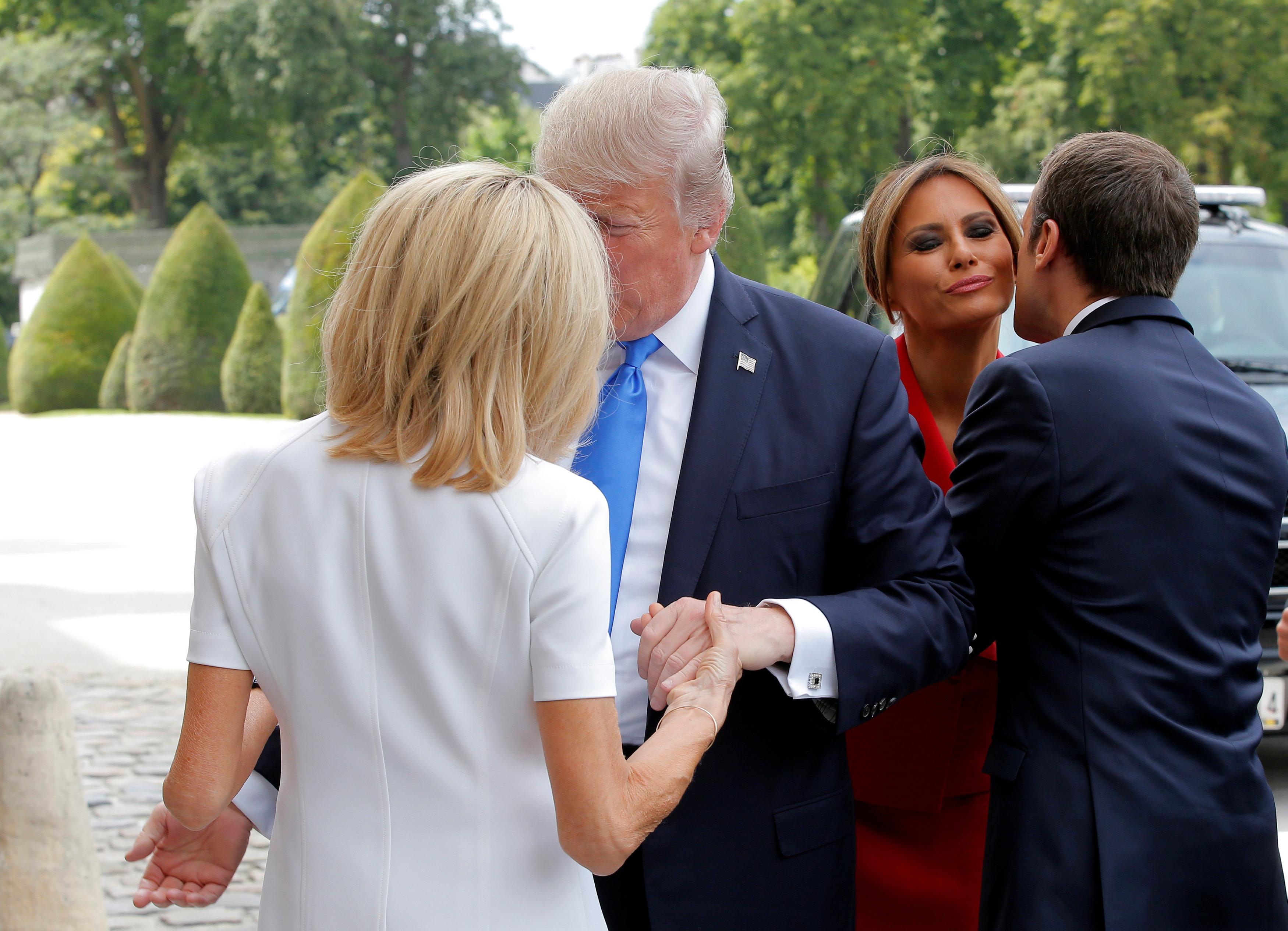 So Gut Gehalten Trump Ist Von Frau Macron Entzuckt Politik Nordbayern De