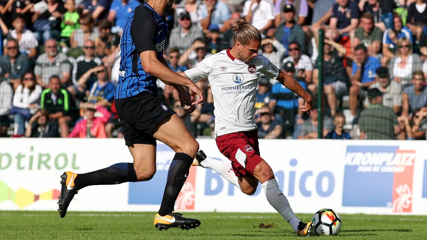 Trockener Abschluss - und der FCN führt. Club-Isländer Rurik Gislason brachte die Feel-Good-Franken gegen Inter auf die Siegerstraße.
