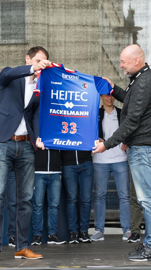 Der HC Erlangen präsentiert seine neue Mannschaft
