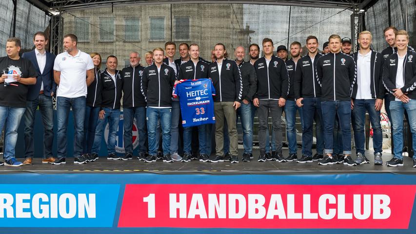 Der HC Erlangen präsentiert seine neue Mannschaft