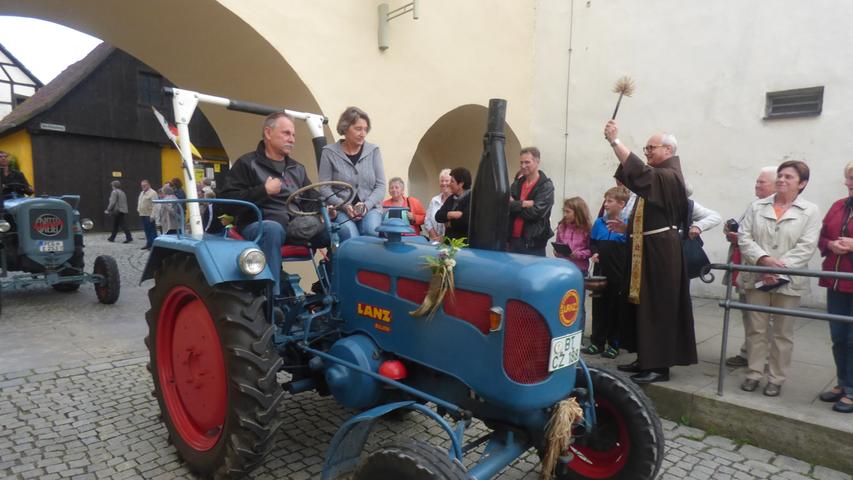 Die sechste Traktor-Oldtimerwallfahrt in Gößweinstein