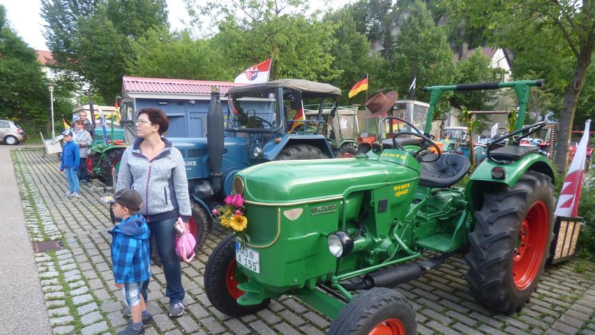 Die sechste Traktor-Oldtimerwallfahrt in Gößweinstein