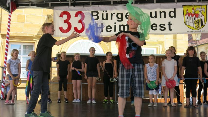Musik, Tanz und Sport: So war das Bürgerfest in Neunkirchen