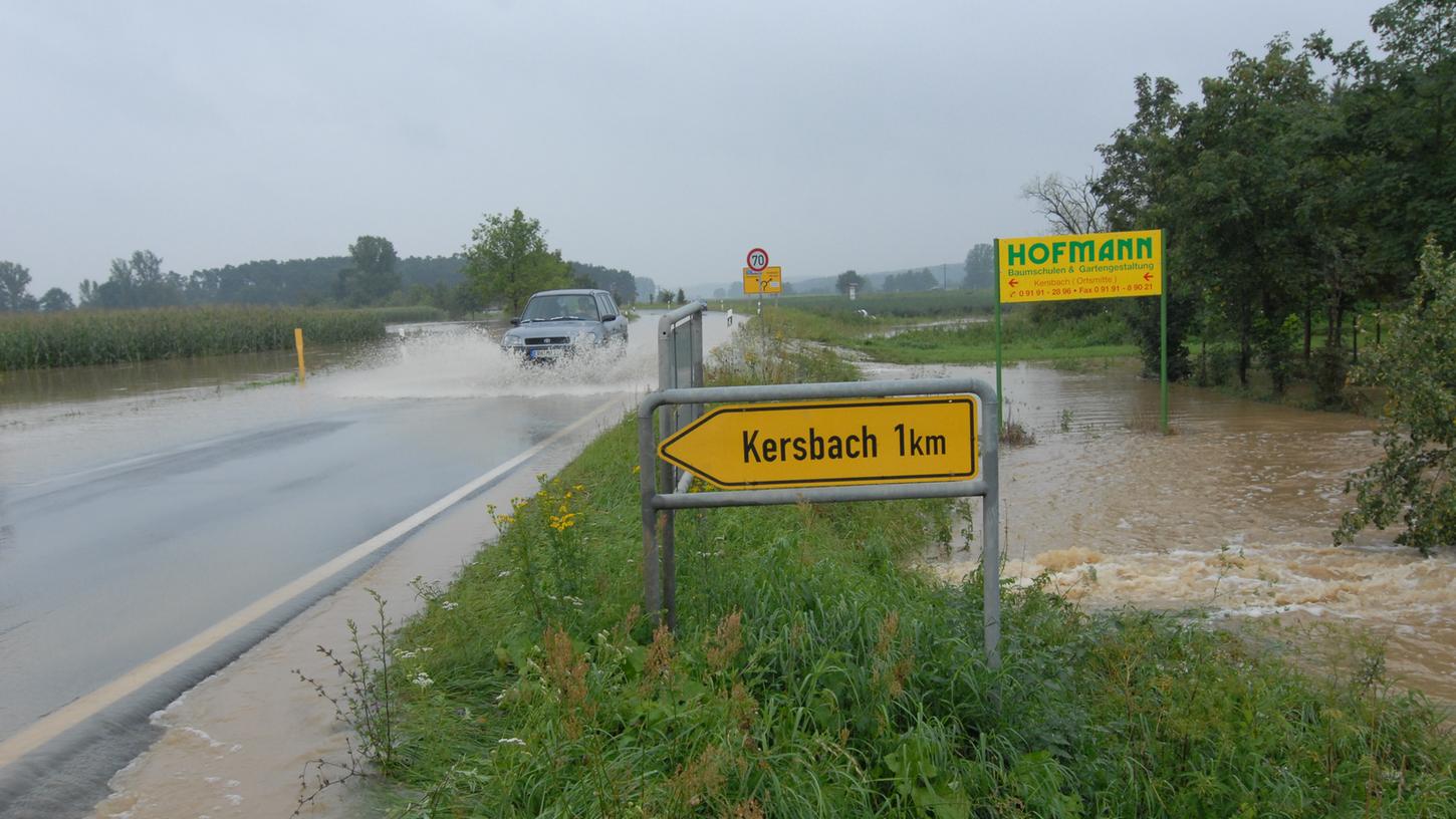 Vom großen Hochwasser 2007 war auch Kersbach stark betroffen (Archivbild).
