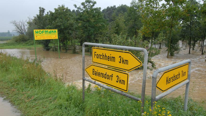 Landkreis Forchheim ging unter: Die Flut von 2007