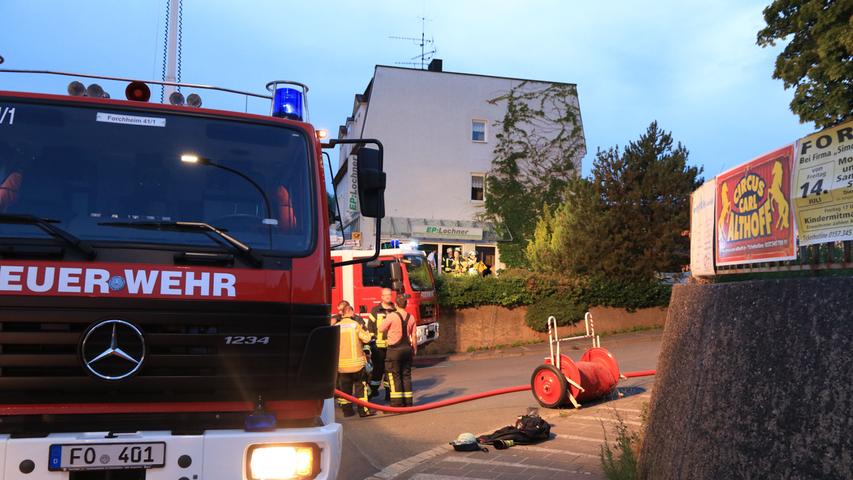 100.000 Euro Schaden bei Brand in Forchheimer Elektromarkt