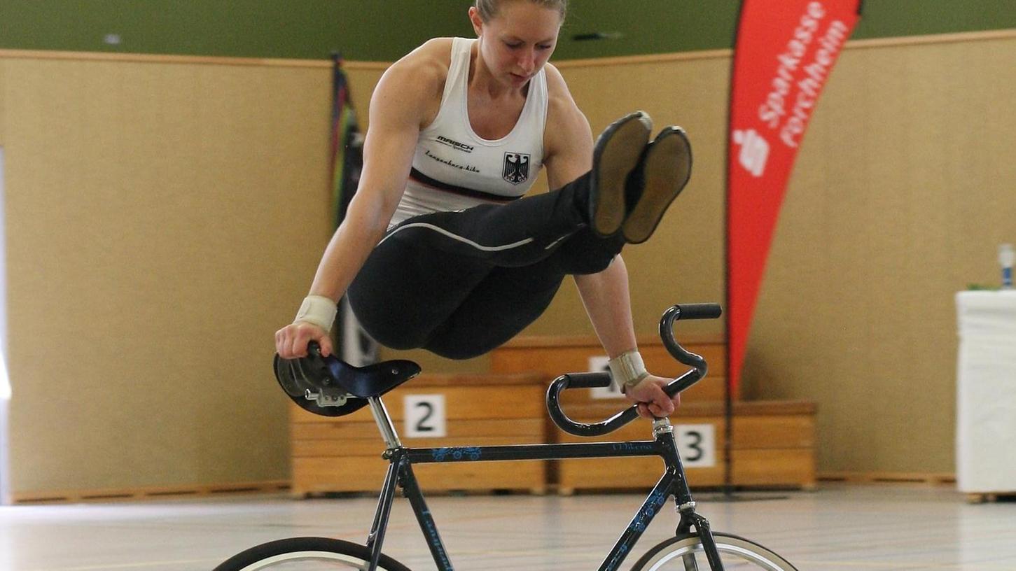 Das Fahrrad ist ihr bevorzugtes Sportgerät: Milena Slupina aus Bernlohe