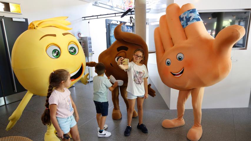Ohne Worte: Verrückte Emojis besuchen das Cinecitta in Nürnberg