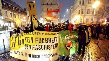 Demo gegen die Neonazi-Umtriebe